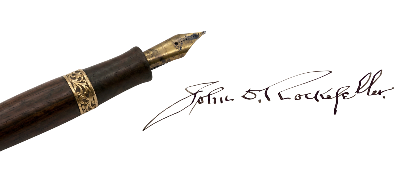 John D. Rockefeller&rsquo;s signature